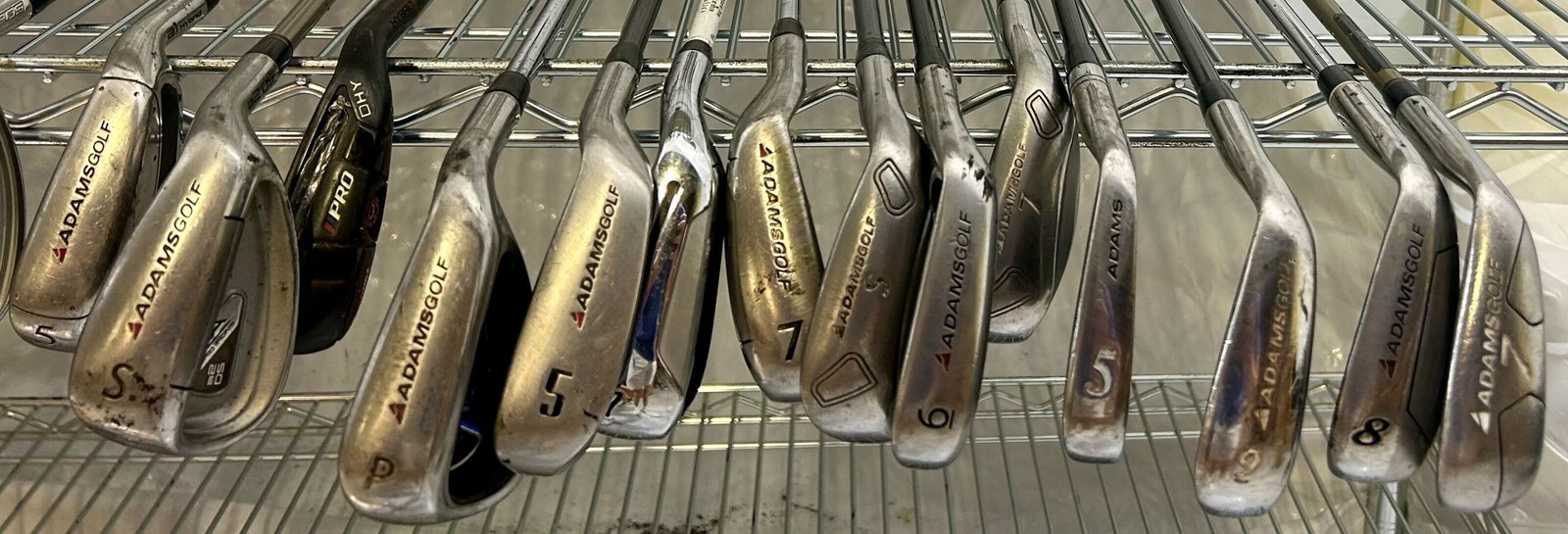 Wholesale Lot of 50 Golf Clubs - Right and Left handed - Adams Irons and Wedges