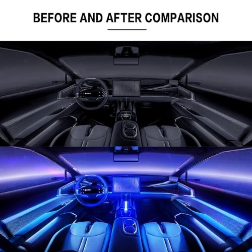 Mini USB Touch Control LED Ambient Light -4 Lighting Modes Blue