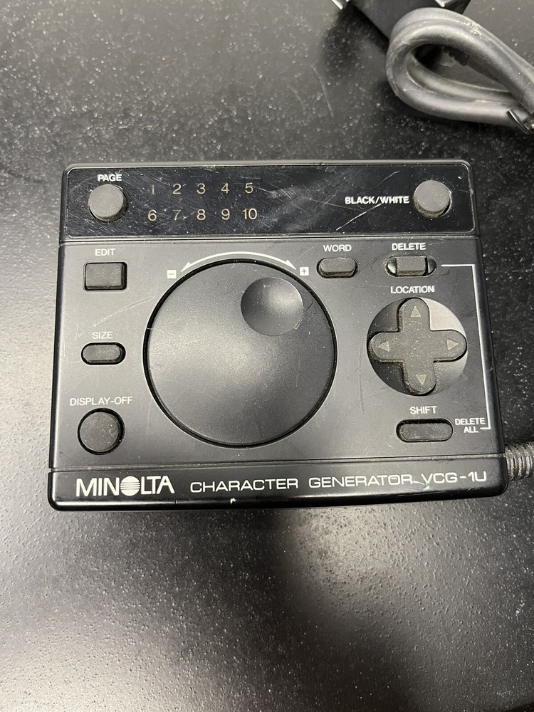 Minolta Model VCG-1U Character Generator