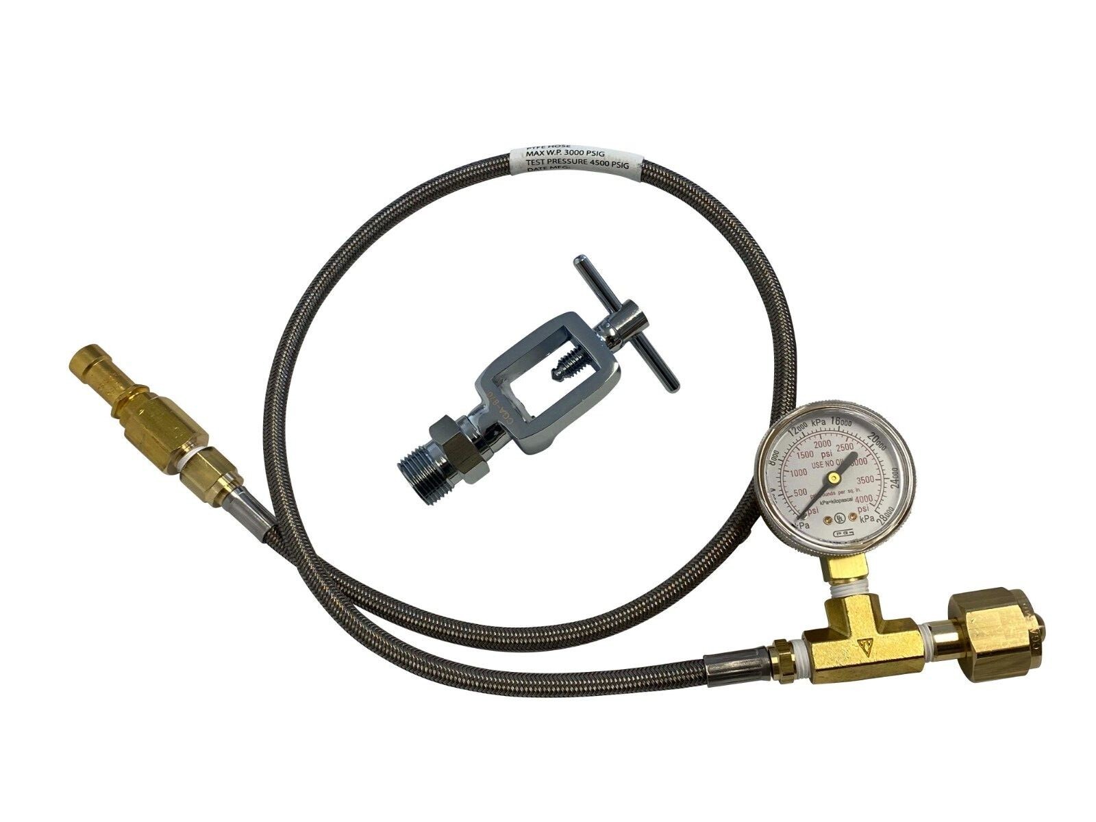 Transfill / Homefill to CGA-540 Oxygen Tank w/36" 3,000 PSI hose