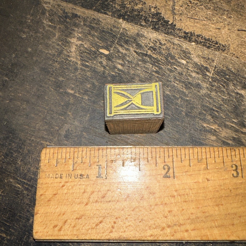 Printing Block “ Hour Glass “￼