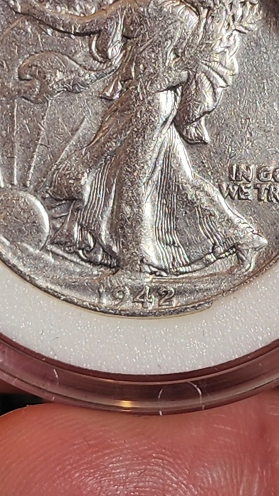 1942-P, 1943-D, 1944-S walking liberty .50 90% silver First Commorative Mint COA
