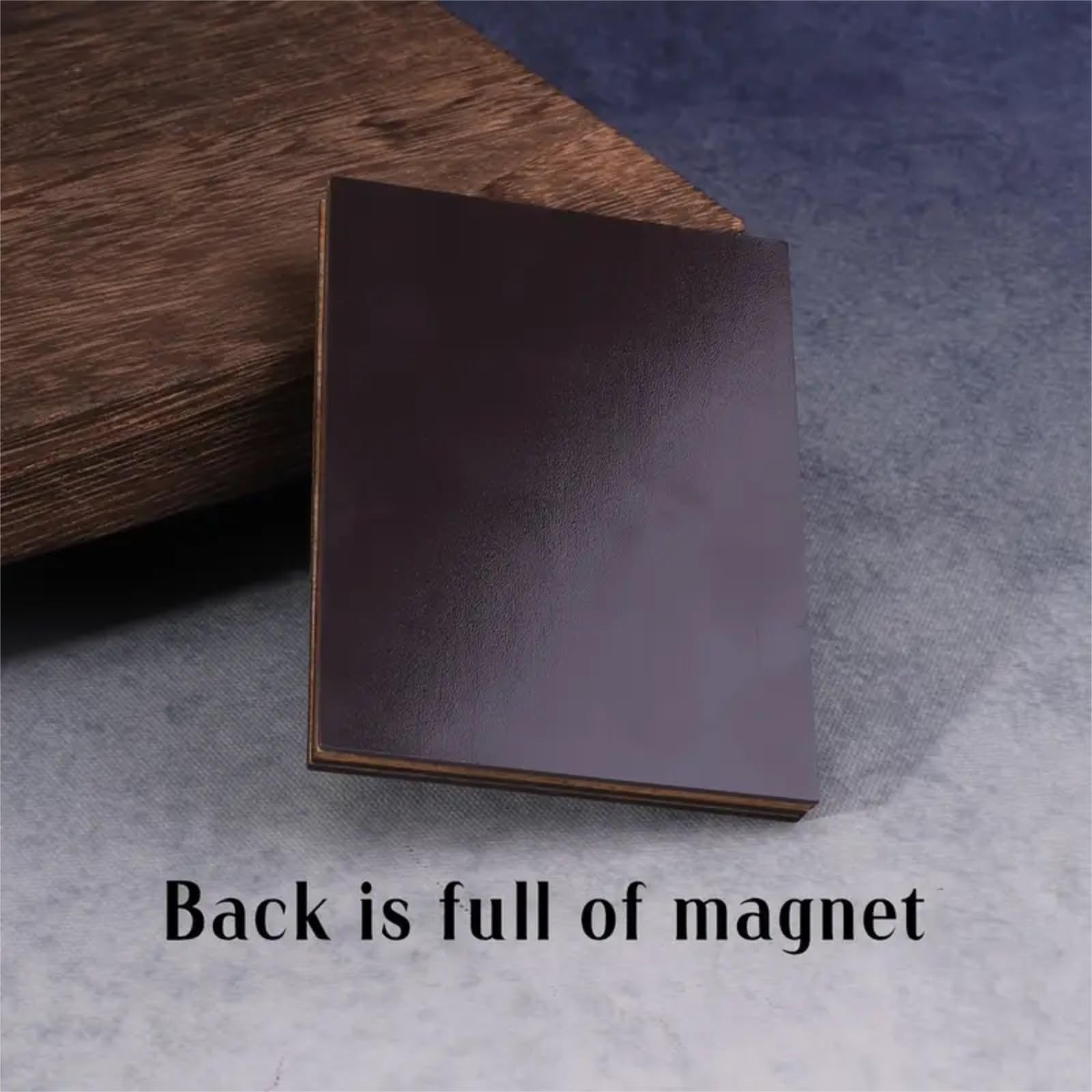 2PCS Refrigerator Magnets Wooden Rebellious Cat Smoking Art Print Fridge Magnets