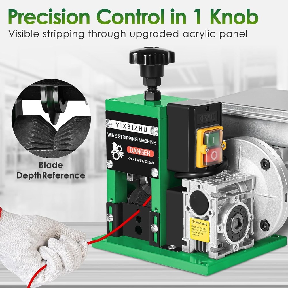 160W Electric Wire Stripper Machine, 30 m/min Automatic Cable Stripping Tool ...