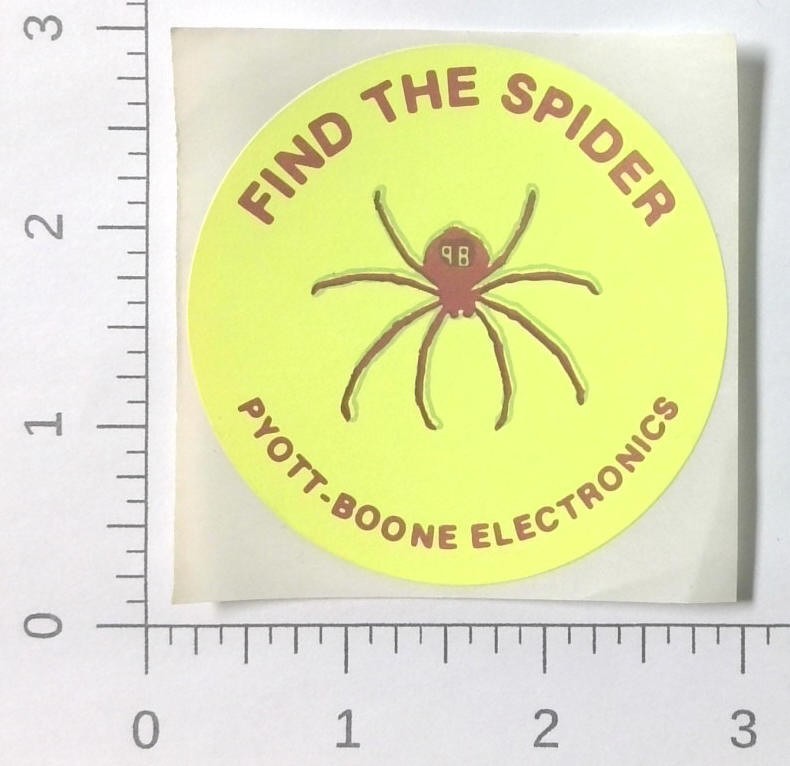 Pyott-Boone Electronics North Tazewell Virginia Coal Mining Sticker Decal