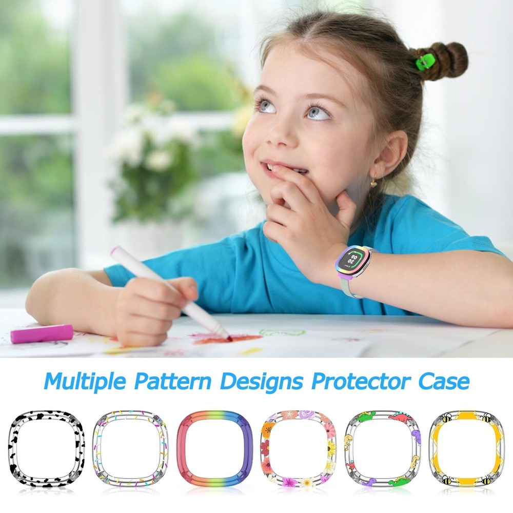 2 Pack Edge Protector Compatible with Fitbit Google Ace LTE Kids Smartwatch, ...