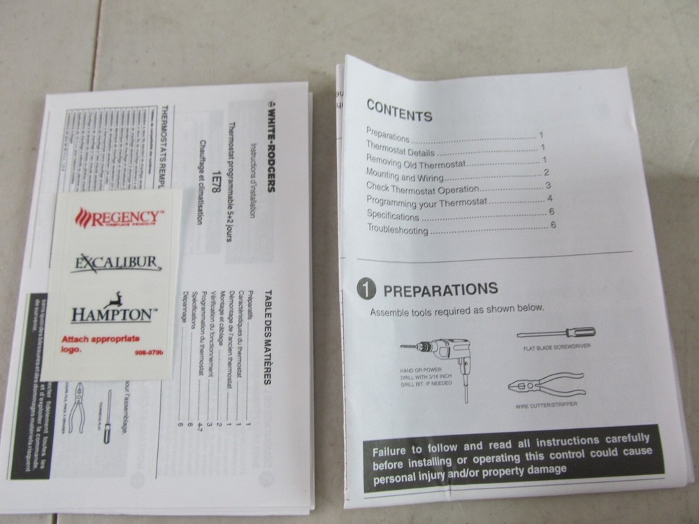 White-Rodgers 1E78-151 Digital 5/2 Day Programmable Vertical