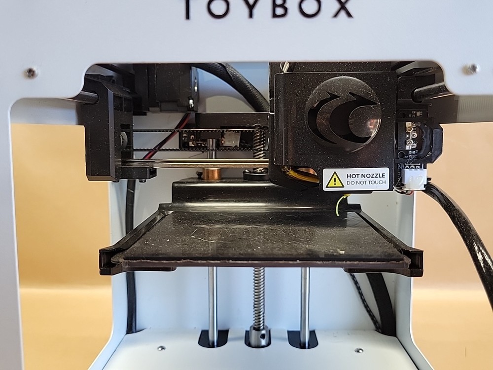 Toybox Labs Alpha 3D Printer White Unit Only - POWER TESTED, AS IS