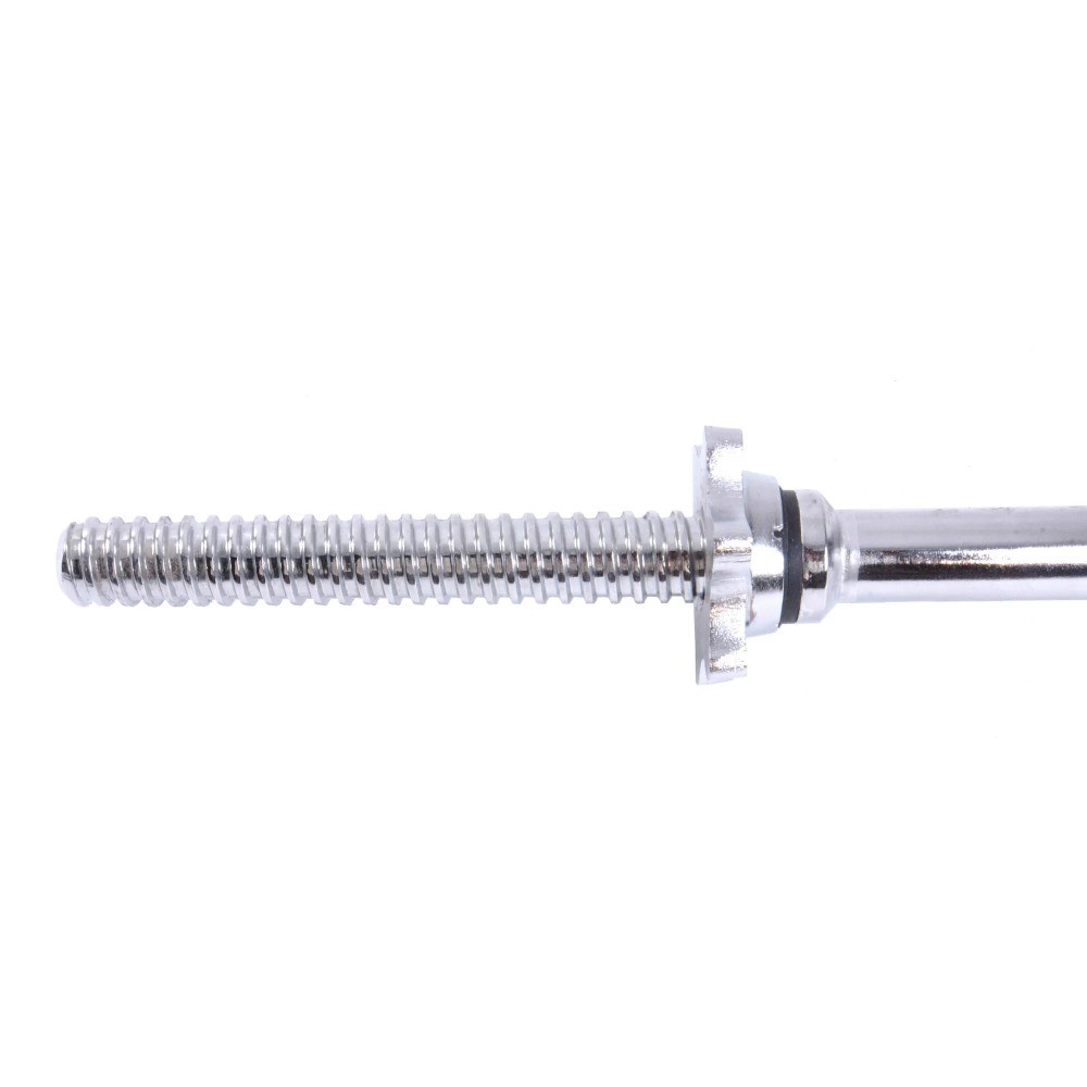 Standard Threaded Solid Easy Curl Bar, 47-Inch, Black