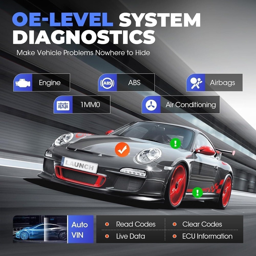 LAUNCH CRP919X OBD2 Scanner Bidirectional Car Diagnostic Tool ABS TPMS IMMO DPF*