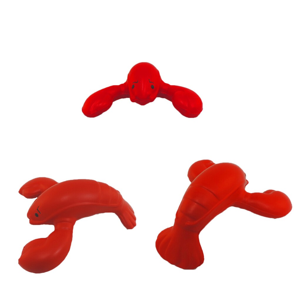 Stress Relief Squeezable Foam Lobster 3 Pack