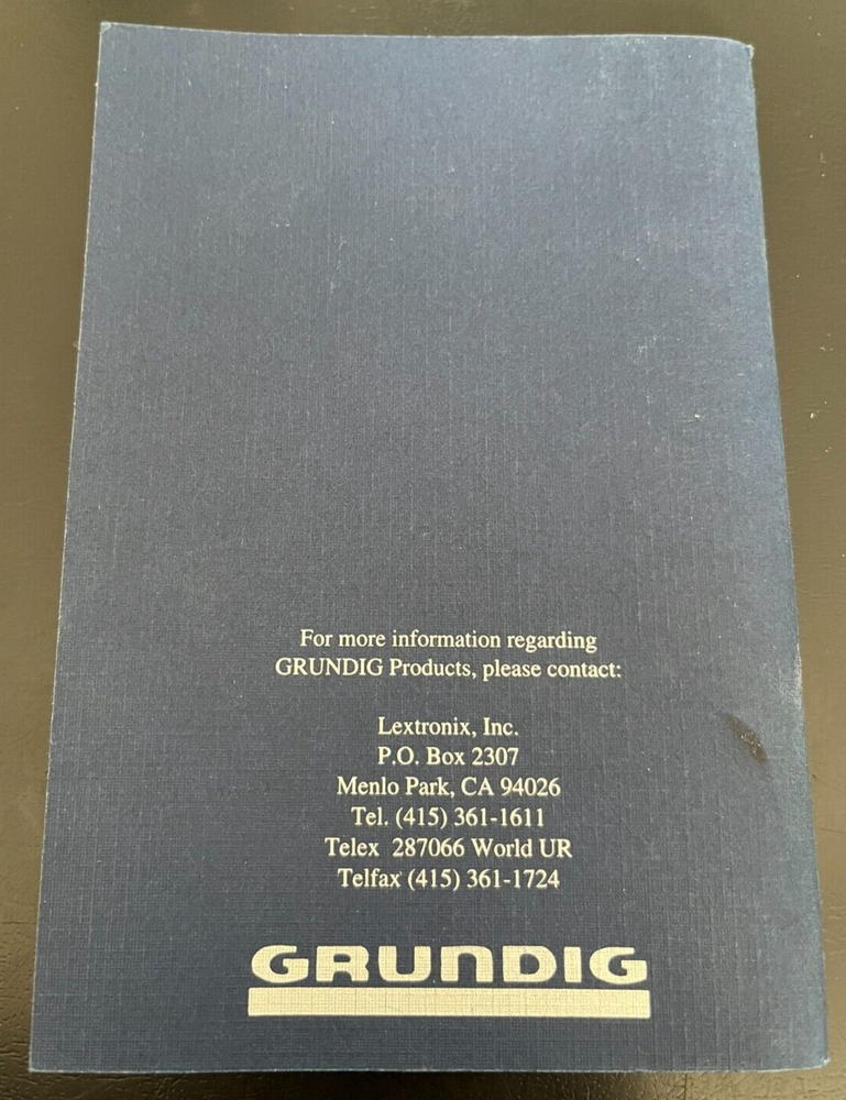 1991 Grundig Short Wave Listening Guide
