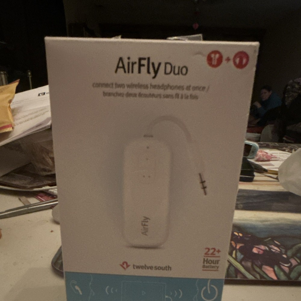 Twelve South AirFly Duo Bluetooth Wireless Transmitter, 22+ Hr Battery, Dual He…