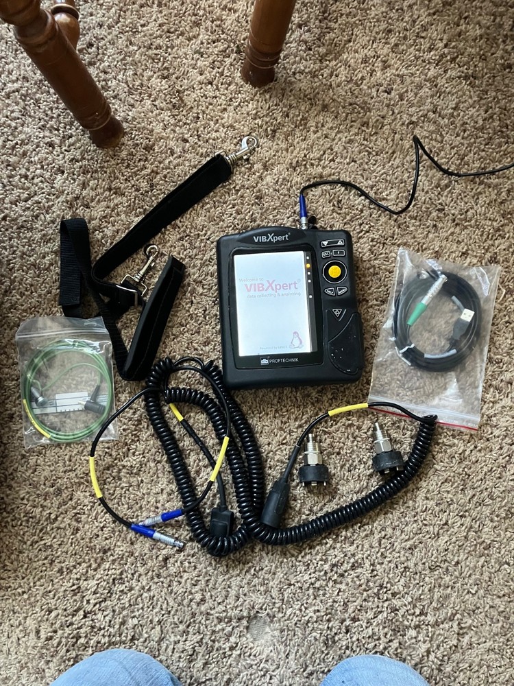 Pruftechnik VIBXPERT Dual-Channel Vibration Analyzer with Transducer
