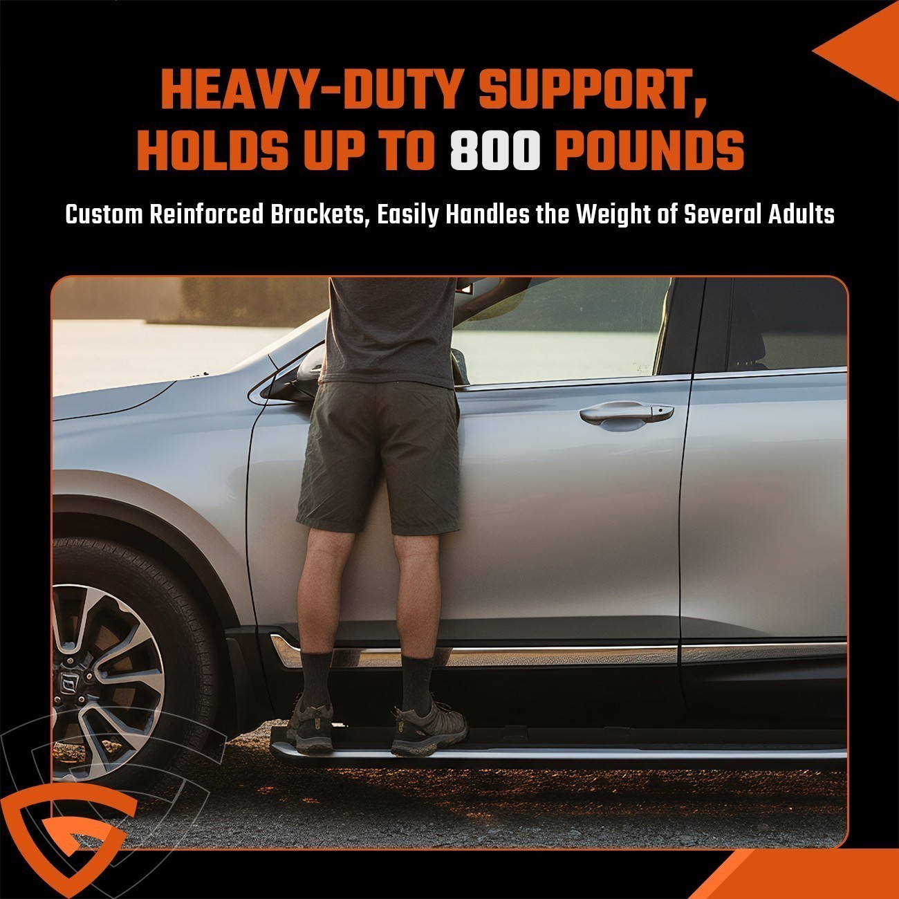 2PCS Running Boards Fit for Honda CRV CR-V 2017-2022 Side Steps Nerf Bar