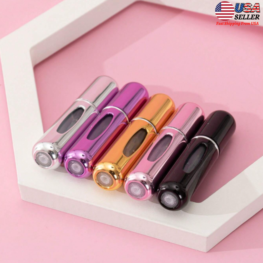 Travel Portable Mini Refillable Perfume Atomizer Bottle Scent Pump Spray 1pc 5ml