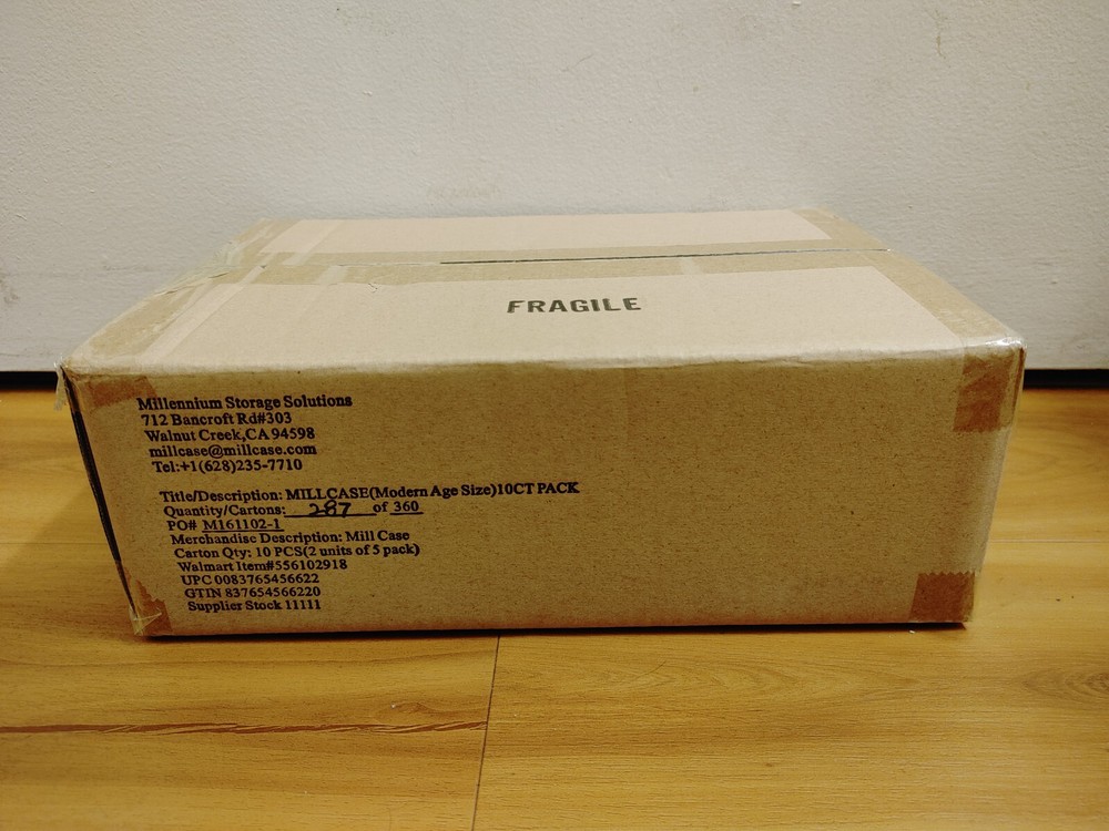 MILLCASE NEW SEALED Comic Book Slab Case 10 Pack