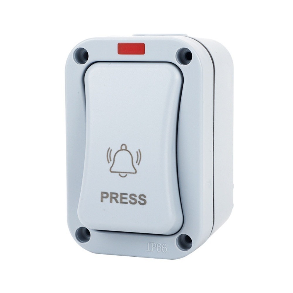 Waterproof Outdoor Doorbell Button Switch with Quick Installation Feature