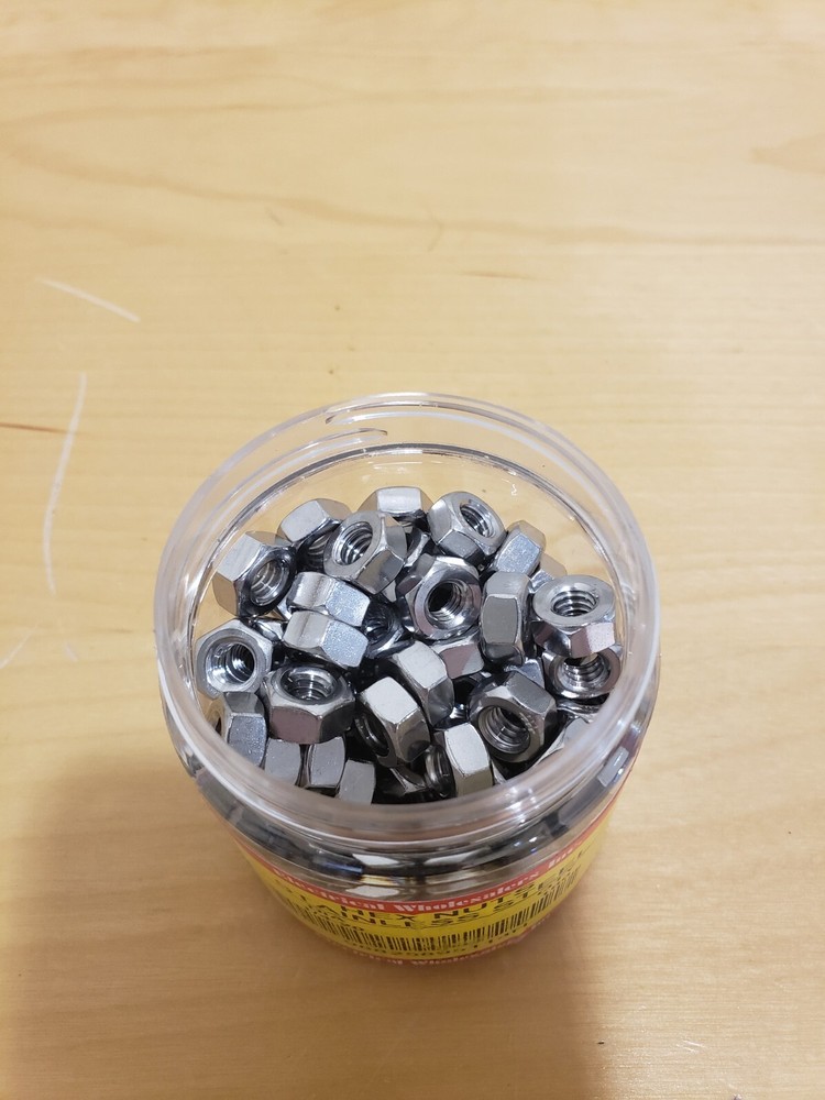 1/4-20 Stainless Steel Hex Nuts (100-Pack)