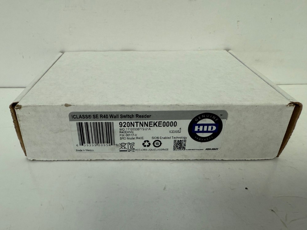 HID 920NTNNEKE0000 ICLASS SE R40 WALL SWITCH READER NEW OPEN BOX
