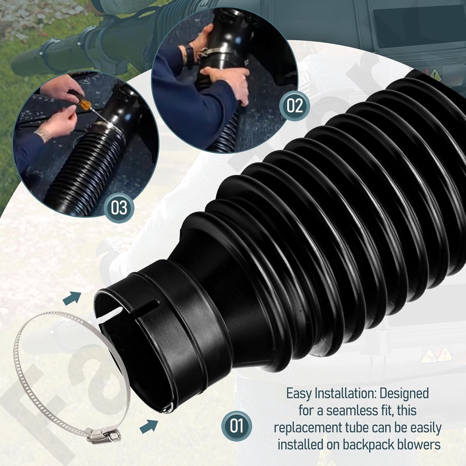 580693004 LEAF BLOWER FLEX TUBE FOR RYOBI BP42 RYBP42 RY08420 W