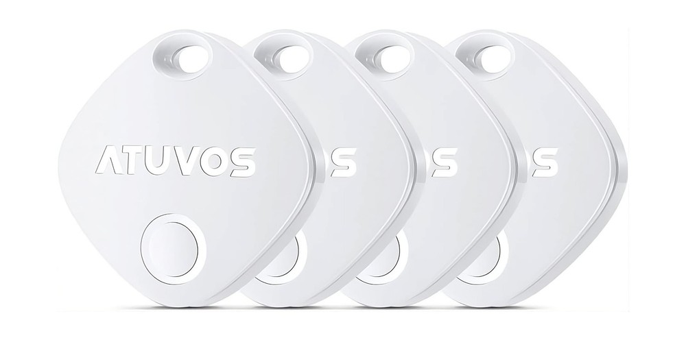 ATUVOS Air Tracker Tags-4 Pack, Bluetooth Luggage Tracker Works wit... Fast Ship