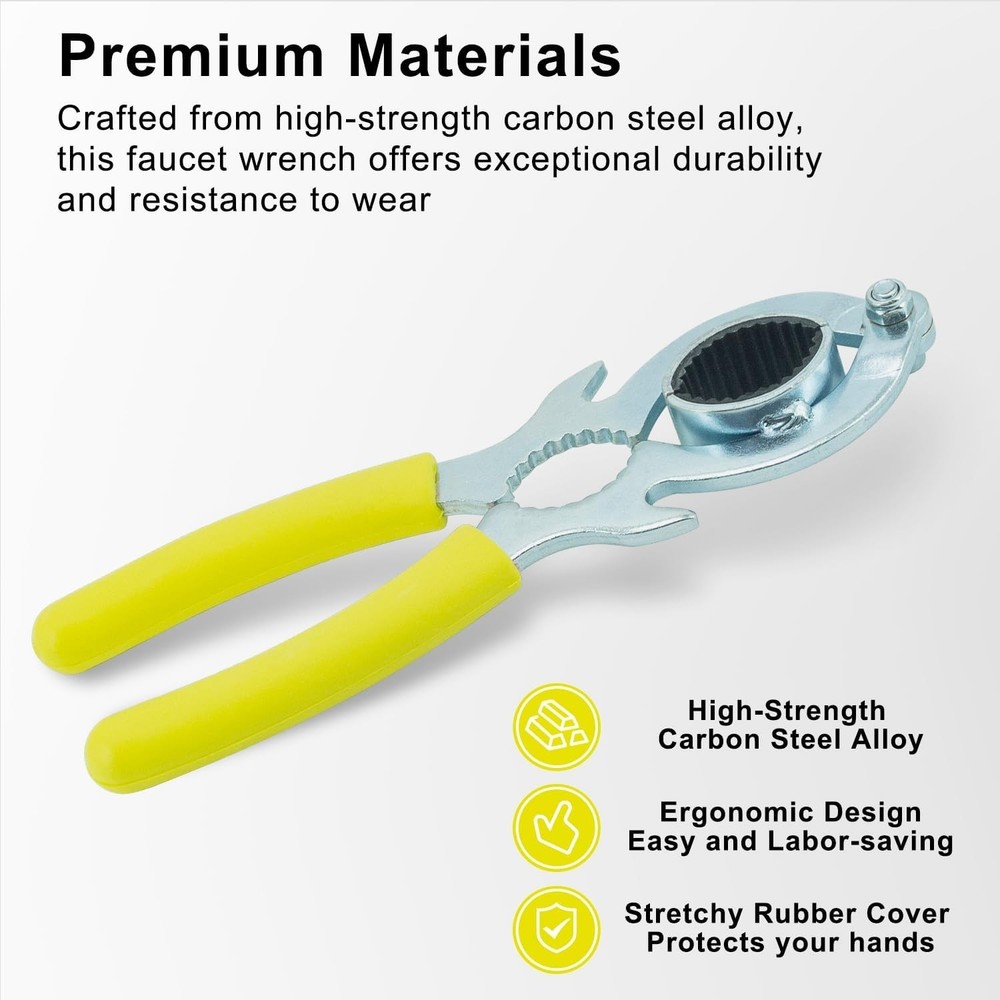 Faucet Wrench - Aerator Removal Tool for Kitchen & Bathroom Essentials