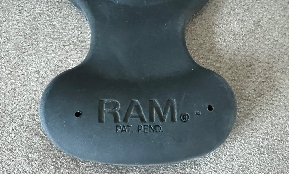 RAM Mount with Post & Bendable Rubber - For Car/Truck Dash Base