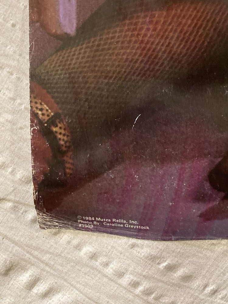 Cyndi Lauper 1984 Poster Funky Purple Z