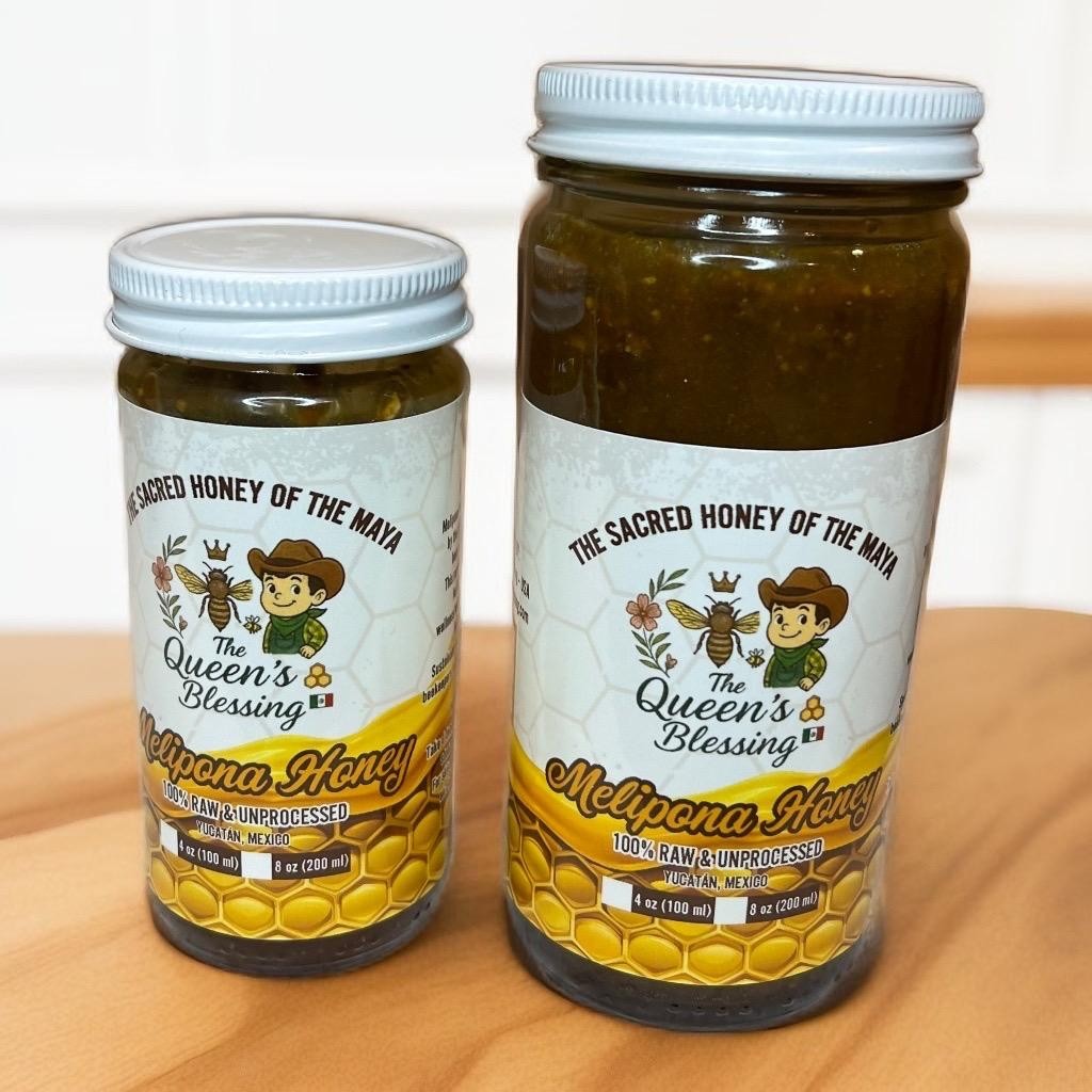 Melipona-Jimerito Honey with Bee Pollen: Mayan Harvested, Yucatán Mexico