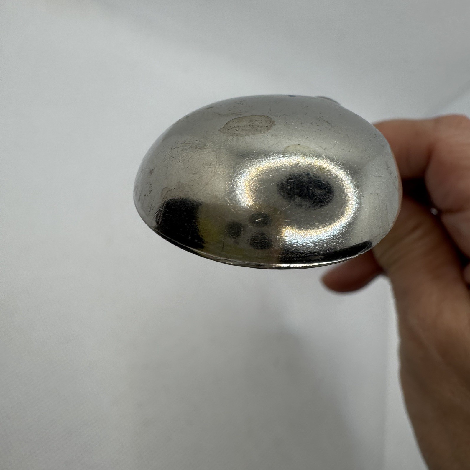 Vintage Cocktail Stir Spoon Muddler Stainless Steel Retro Red Handle