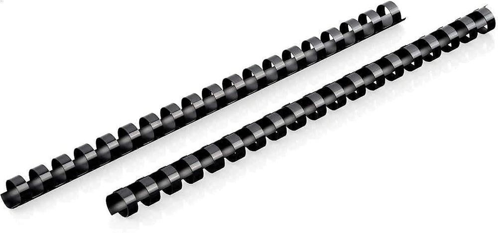 CombBind Binding Spines/Spirals/Coils/Combs, 9/16", 105 Sheet Capacity, Black...