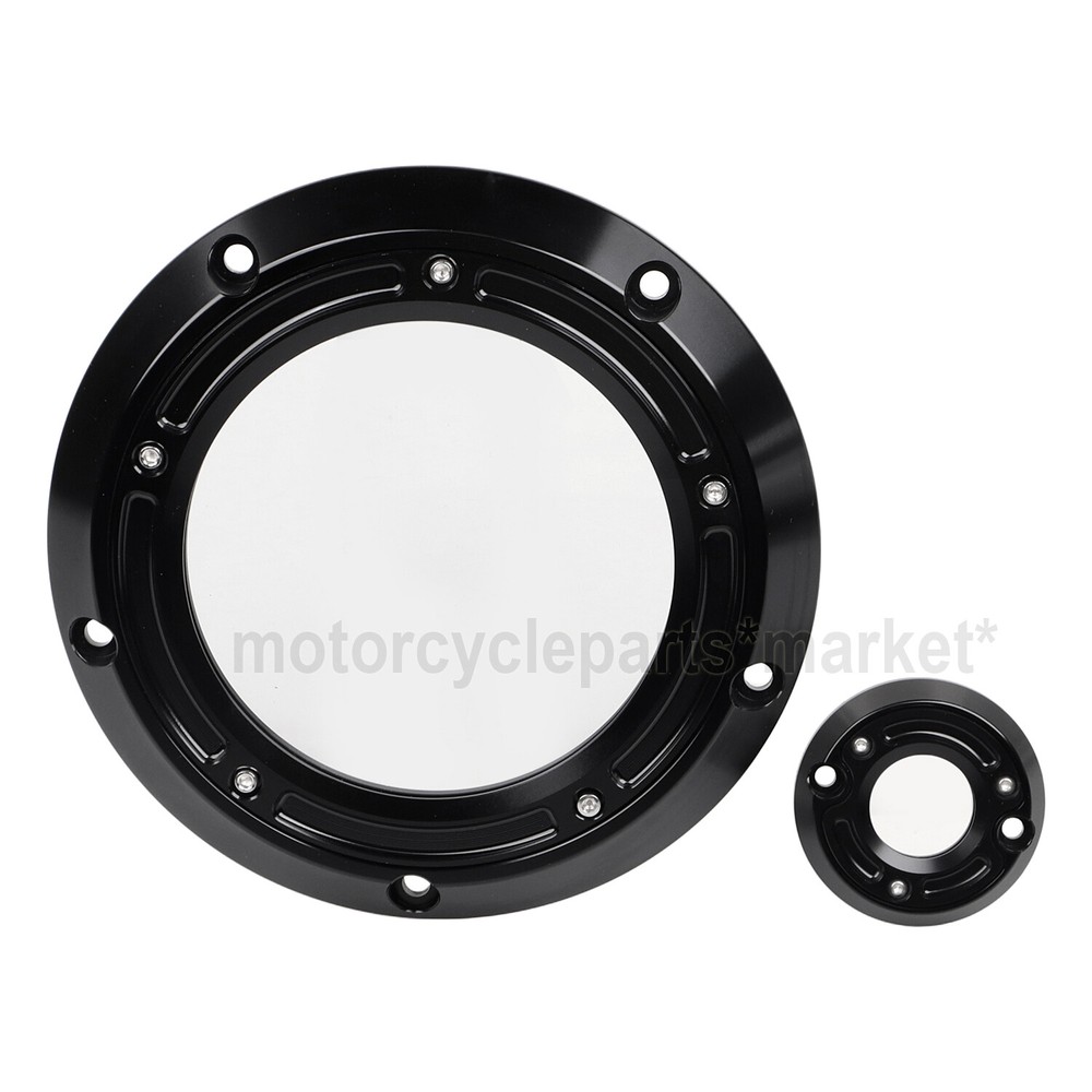 See Through CNC Engine Derby Timing Timer Cover For Harley Electra Glide FLHTCU