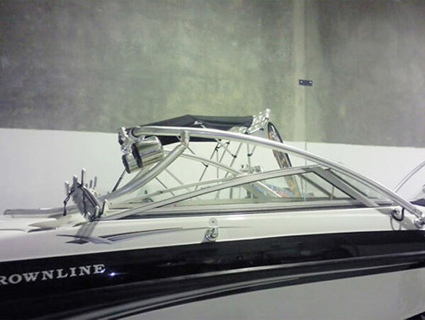 Origin Advancer Wakeboard Tower Polished + QR Knee/Wakeboard Tower Combo Rack