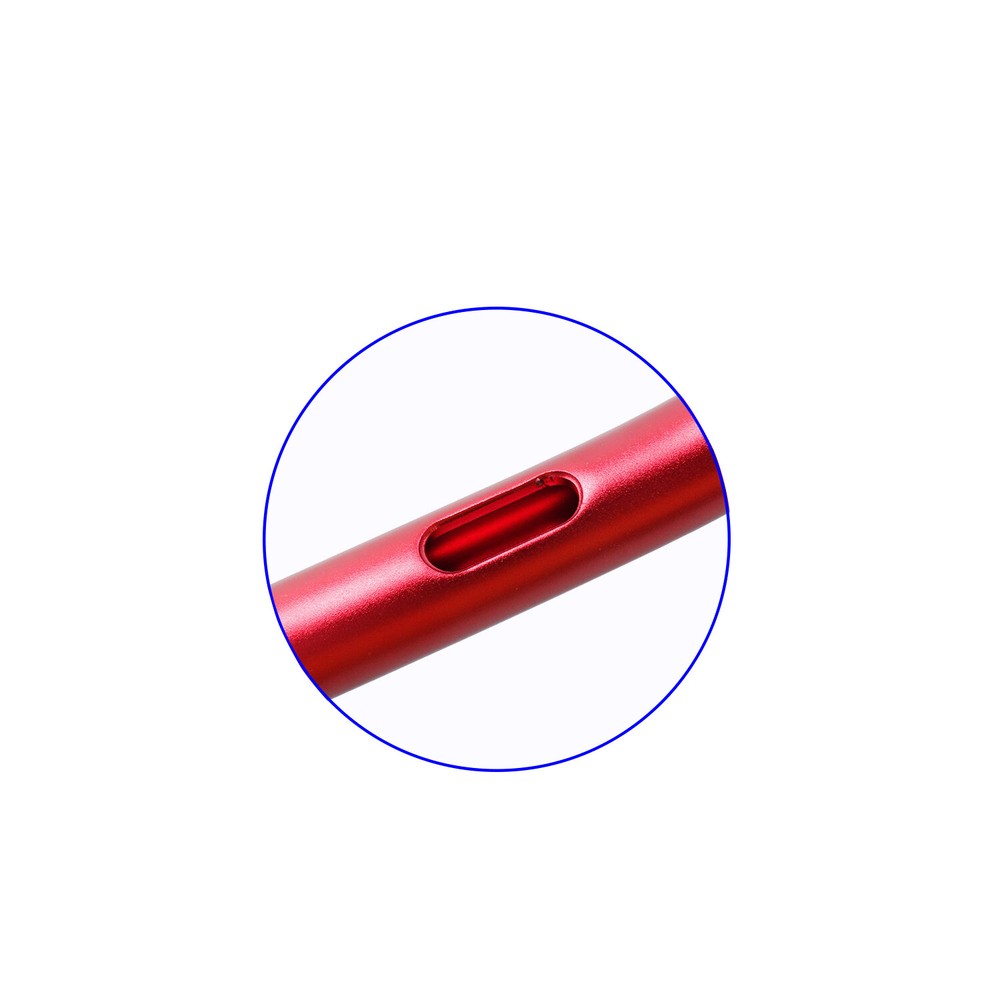 1.0" Red Handlebar 2.5" Pullback Drag Bar For Harley FXLRST FXBB Dyna FXDWG FXDF