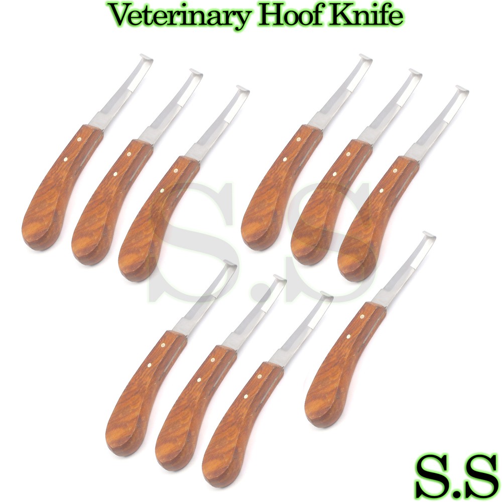 12 Hoof Knife Double Edge Veterinary Instruments