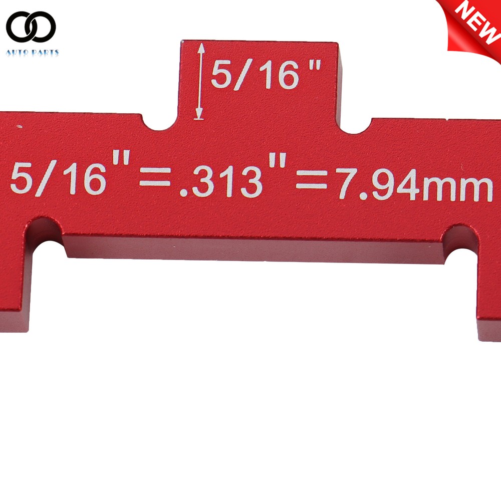 Aluminum Height Gauge Router Table Setup Bars Precision Setup Blocks 14PCS