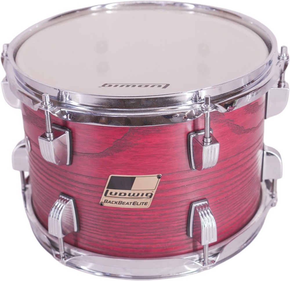 Ludwig BackBeat Elite 10x7 Rack Tom Drum Ruby Grain