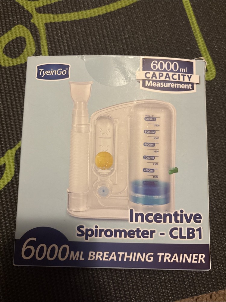 Incentive Spirometer CLB1 - Breathing Trainer - 6000ML  - New