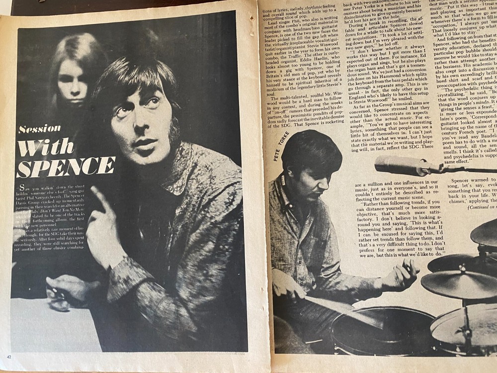 Spencer Davis Group, Two Page Vintage Clipping