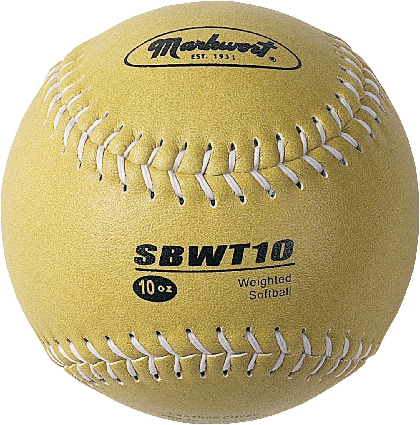 10oz Ounce Weighted Strength TRAINING Ball Pitcher Pitching SOFTBALL Olive
