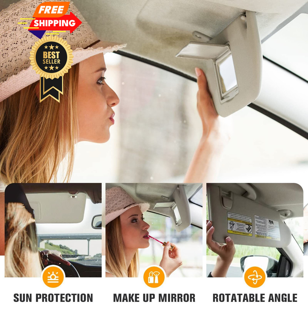 Left & Right Driver Passenger Side Sun & Right, Beige