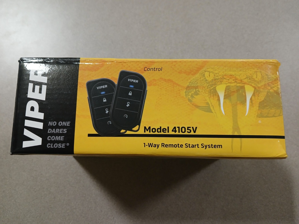viper 4105v 1-way remote start system