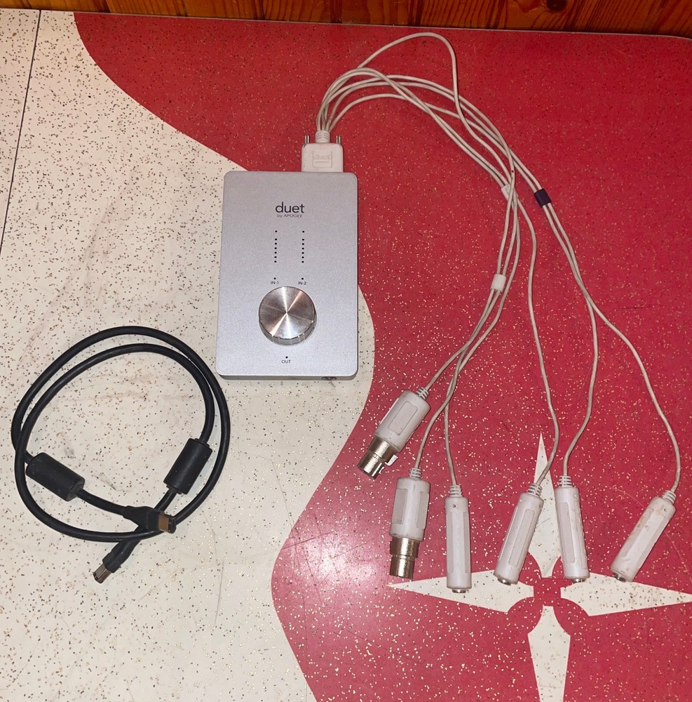 Apogee Duet FireWire Audio Interface w/ Breakout Cables!