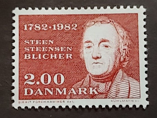 1982 BLICHER 2KR VF MNH DENMARK DANMARK DÄNEMARK