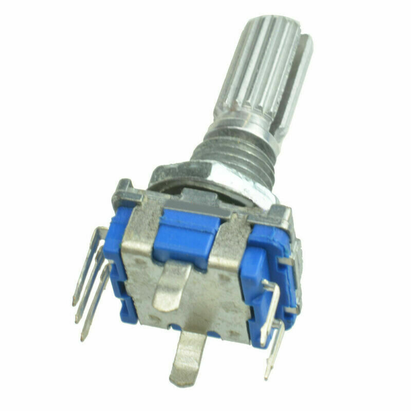 US Stock 5x Rotary Encoder & Switch EC11 Audio Digital Potentiometer Handle 20mm