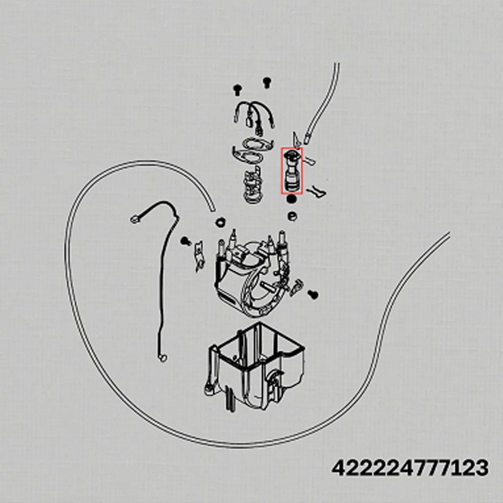 ThermoBlock Inlet Connector Kit for Philips Coffee Machine Water Heating Element