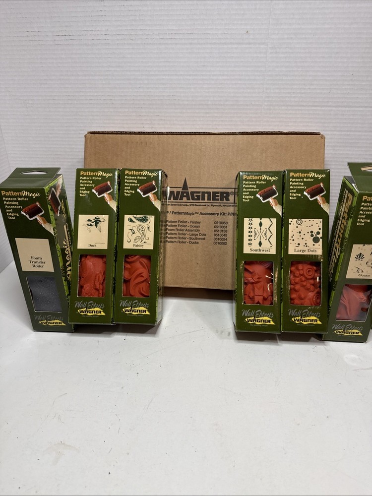 NIB Wagner Paint Mate Pattern Magic Accessory kit 6 Piece set