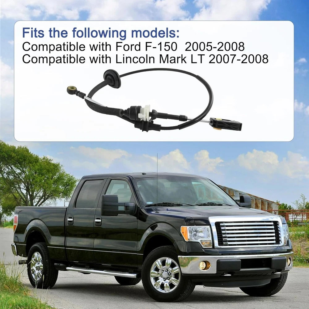Automatic Transmission Shift Control Cable Compatible with Ford F-150 2005-2008