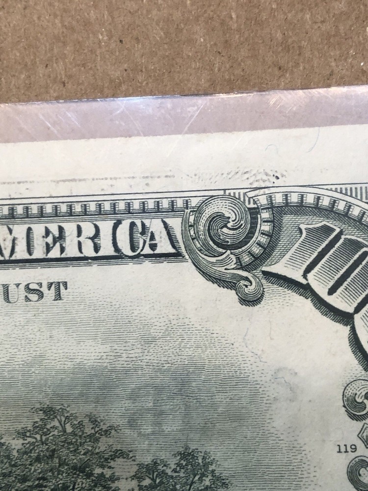 Older 1988 $100 Dollar Offset print Error circulatedNote